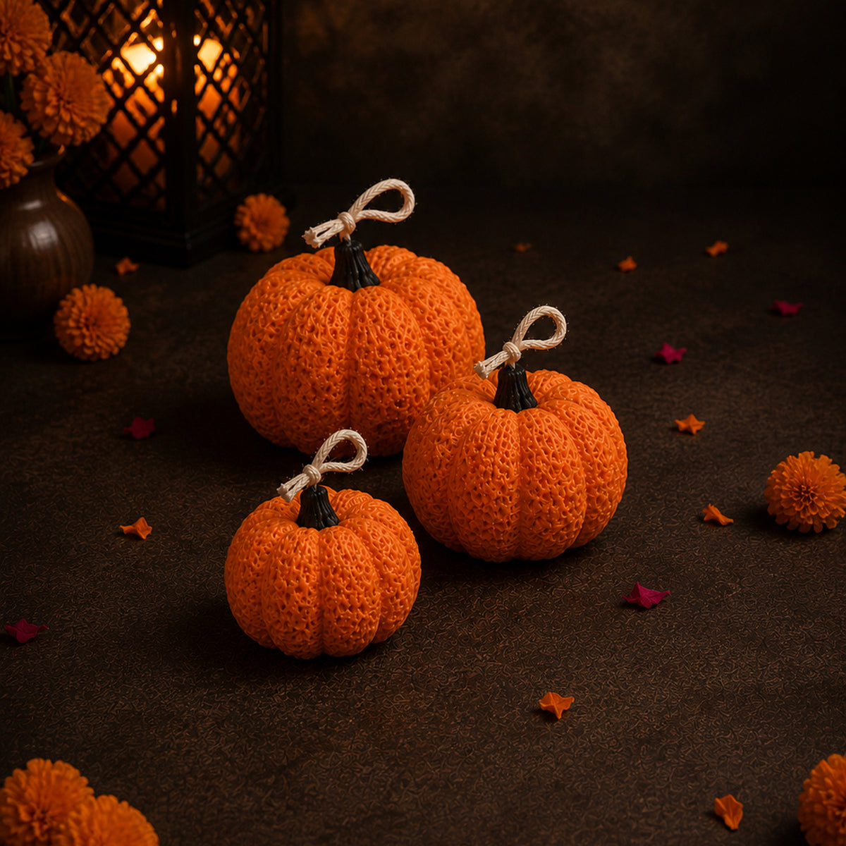 Set de Calabazas · Velas aromáticas artesanales