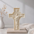 Cristo Glorioso · Vela aromática artesanal
