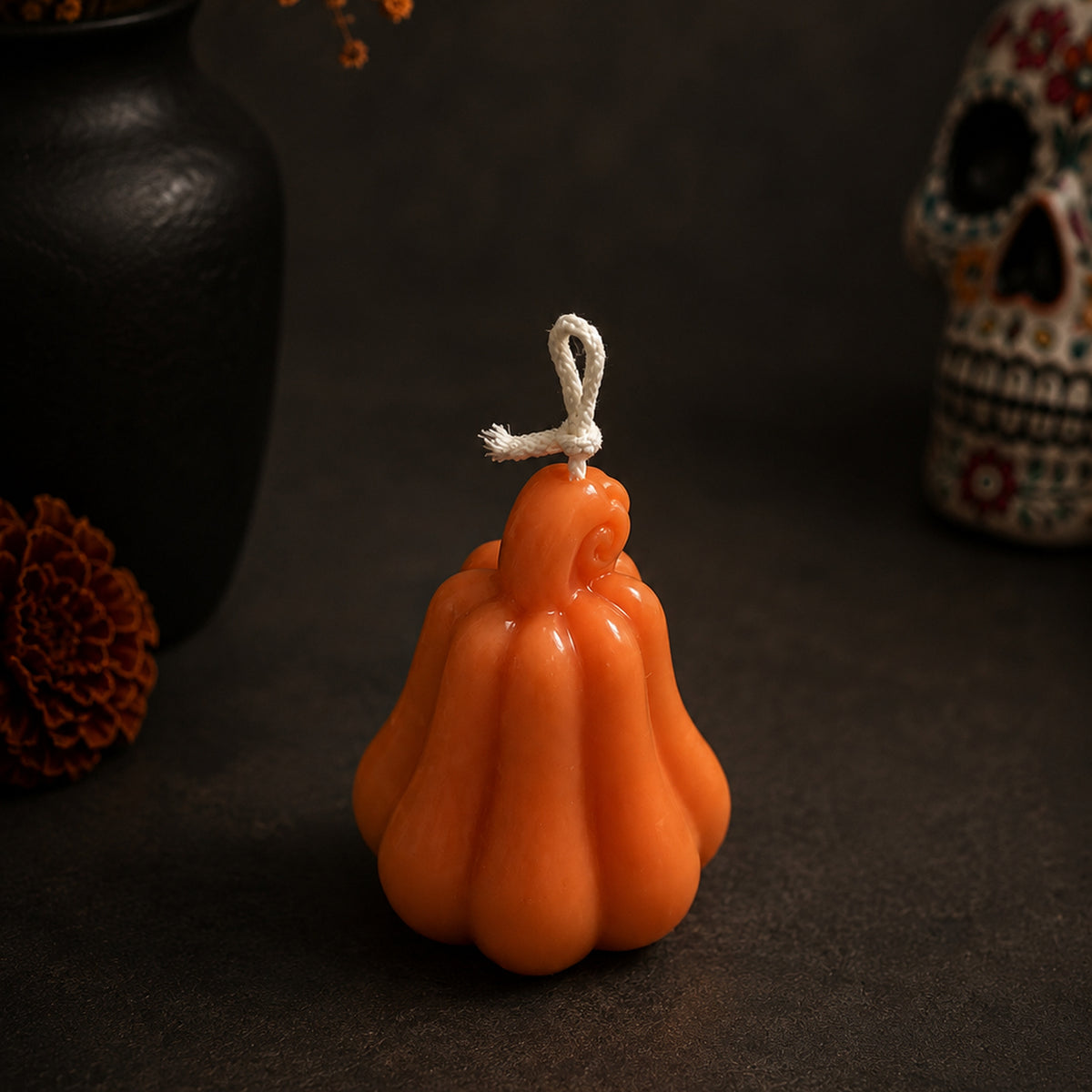 Calabaza Alargada · Vela aromática artesanal