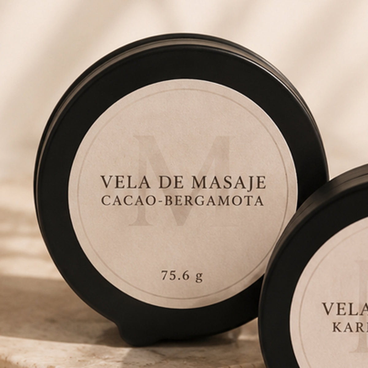 Pomadera de Masaje · Vela aromática artesanal