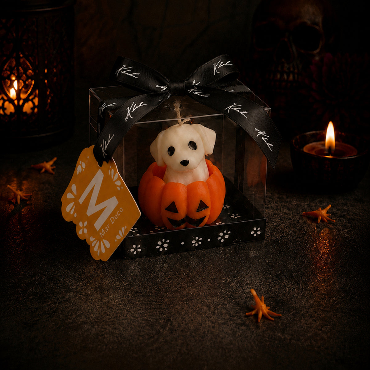 Perro Calabaza · Vela aromática artesanal